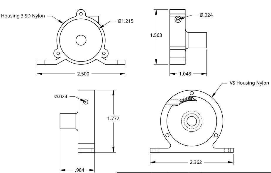 Nylon Housings 1